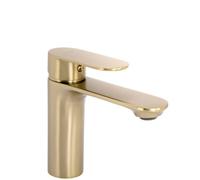 Bathroom Faucet Rea Drop Brush Gold Low