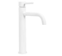 Bathroom Faucet Rea Lugano High White, Brass
