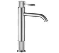 Bathroom Faucet Rea Lungo Stripe Brush Steel