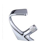 Bathroom Faucet Single Handle Bathroom Sink Faucet Waterfall Basin Mixer Tap Brass Lavatory Faucet Hot and Cold Water Bathroom Vessel Sink Faucet,chrome