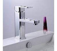 Bathroom Faucet Square Copper Single Cold Single Hole Ceramic Piece Valve Core Basin Basin Taps Wash Basin Wash Basin Splash Head Mop Pool Water-tap Vessel Faucet