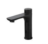 Bathroom Faucet Touchless Infrared Bathroom Faucet - Automatic Sensor Sink Tap with Temperature Control, Modern Black Finish, Water-Saving Technology for Smart Homes