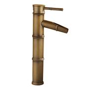 Bathroom Faucet Waterfall Single Hole Retro Brass Lavatory Handle Sink 1 for Washbasin,Antique D(Antique B)