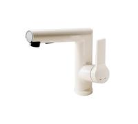 Bathroom Faucets Basin Faucet Mixer Pull Out Water Filter Tap Sink Faucet Gourmet Green Tap Brass Tapware Crane(White Faucet)