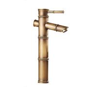 Bathroom faucets Sink Faucet Single Handle Waterfall Hole Retro Brass Lavatory for Balcony,Antique D(Antique B)