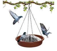 Bathroom Feeder - Solar Heavy Duty Bath Feeder | Hanging Nut Tray, Feeder Holder for - Feed Aviaries Finch Monks pappag