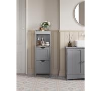 Bathroom Floor Cabinet, Bathroom Storage Organiser Rack Stand, Multifunctional Corner Unit, 2 Drawers