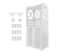 Bathroom Floor Cabinet, Bathroom Storage Organizer,Corner Unit Free Standing Bathroom Furniture with Doors and Shelves for Living Room Bedroom