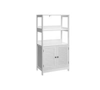 Bathroom Floor Cabinet with 2 Open Shelves