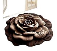 Bathroom Floor Mat - 3D Floral Anti-Skid Bathroom Shower Mat | Multipurpose Entryway Carpet for Doorways, Gates, Corridors, Entrances, Living Room