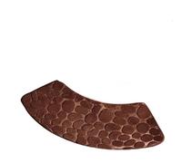 Bathroom Floor Mat Pebble Embossed Carpet Curved Scalloped Mat Non-slip Area Rug AbsorbentToilet Shower Bath Mats(Coffee)