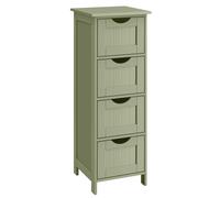 Bathroom Floor Storage Cabinet Bathroom Storage Unit with 4 Drawers Bathroom