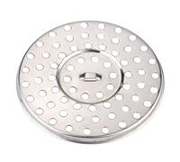 Bathroom Floor Strainer, 8.5cm Round Stainless Steel Drain Filter Bath Drain Protector Shower Drain Cover Hair Trap Catcher Stopper Plug for Bathroom