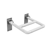 Bathroom Folding Rails, Grab Bars for Shower, Safety Bathroom, Assistive Device The Elderly and Disabled(White)