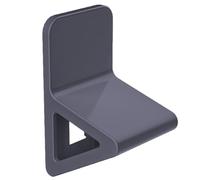 Bathroom Foot Pedal - Stable No-Drill Wall-Mounted Shower Step for Leg Shaving | Triangular Anti-Slip Shower Footrest for Pregnant Women & Elderly, Home & Hotel Use