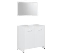 Bathroom Furniture Set Chipboard Storage Unit Cabinet Multi Colours vidaXL