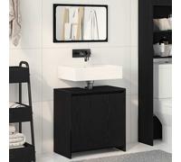 vidaXL 2 Piece Bathroom Furniture Set Grey Sonoma Engineered Wood