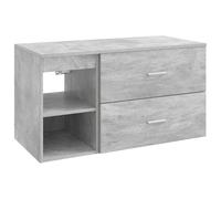 Bathroom Furniture Set with Drawer 2 pcs Engineered Wood Modern Vanity vidaXL