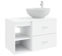 Bathroom Furniture Set with Drawer 2 pcs Engineered Wood Sets Storage vidaXL