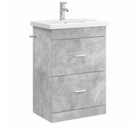 Bathroom Furniture Set with Drawer with Storage Engineered Wood Units vidaXL