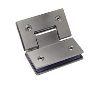 Bathroom Glass Hinges, Pivot Hinge Hinge10Pcs 135 Degree 8-12mm Glass Door Hinge Bathroom Shower Door Frameless Bracket Stainless Steel Wall Mounted Door Hinges Hinge Set