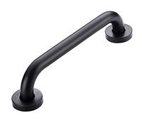 Bathroom Grab Bar Anti-Slip Rails SUS 304 Stainless Steel Towel Safety Shower Handrails Support Rail, Toilet Handle (Color : Black, Size 50cm)