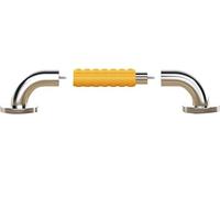 Bathroom Grab Bar, Anti Slip Stainless Steel Nylon Casing Bathtub Handrail,Bathtubs and Showers for Handicap Elderly Injury Senior Safety Balance Assist Handles(Yellow,60cm)