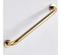 Bathroom Grab Bar - Gold Brass Handrail for Bathtub, Non-Slip Handle for Shower and Toilet, Ideal Safety Support for The Elderly