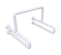 Bathroom Grab Bar Handrails,Safety Armrests,Grab Urinal Support, Toilet WallMounted Stainless Steel Nylon Handrail Handicap Elderly Public Handle/Yellow