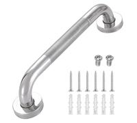 Bathroom Grab Bar Rail, 30 cm Stainless Steel Anti-Slip Safety Rail for Elderly, Indoor/Outdoor Auxiliary Support Handle for Bathtub Shower Kitchen Bedroom Steps, Disabled Senior (12inch/30 cm)