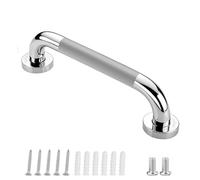Bathroom Grab Bar Rail, 304 Stainless Steel Anti-Slip Safety Handrail for Elderly & Disabled - Sturdy Grab Rails for Bathroom, Shower, Toilet, Bedroom, Kitchen, Steps (30CM 1PCS)
