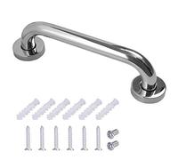 Bathroom Grab Bar Stainless Steel Bath Grab Shower Safety Handle Towel Holder for Kids Elderly Injured Bathroom Safety Aid 10 inch/25cm