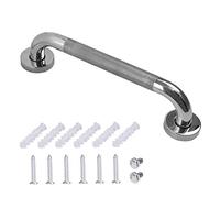 Bathroom Grab Bar Stainless Steel Bath Grab Shower Safety Handle Towel Holder with Knurled Chrome for Kids Elderly Injured Bathroom Safety Aid 12 inch/30cm