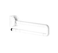 Bathroom Grab Bar, Toilet Shower Safety Bar Barrier-Free Auxiliary Rail U-Shaped Disabled Old Man Support Armrest Anti-Slip Bar(White)