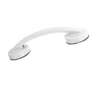 Bathroom Grab Bar White Plastic Non-Skid Handle for Stair Toilet