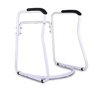 Bathroom Grab Bars, Anti-Slip Handrail for Elderly Senior Handicap Disabled Toilet Seat Adjustable Surround Frame Anti-Slip Bar(Pu Handrails)