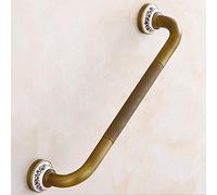 Bathroom grab bars Antique Bronze Finish Copper Ceramic Straight Bathroom Grab Bar Safety Handrails Safety Handle