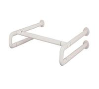 Bathroom grab bars Bath Grab Bar With,Non-slip Wash Basin Pedestal Bathroom Washstand Seniors Disabled Pregnant Woman Accessibility Handrail Safety Handle (Color : White)
