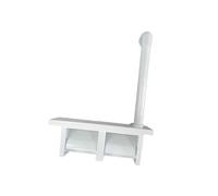 Bathroom Grab Bars, Stand Up Helper Handles with 2 Toilet Paper Holder, Save Space Saft Handrail for Public Toilets(L-58cm)