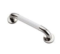 Bathroom Grab Rail, Anti-Slip Stainless Steel Shower Safety Handle Towel Rails, Disability Aids Safety Hand Rail for Kitchen Bedroom Bathtub Shower Steps(White,40cm)