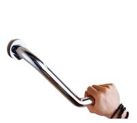 Bathroom Grab Rails 135 Degrees Angled Shower Safety Grab Bar Handicapped Elderly Towel Hanging Anti-Slip Rail Bathroom(Silver)