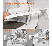 Bathroom Grab Rails，Flip Up Bars for, Handicap Rails ?Foldable Toilet Bar Handles Support Handrails for Elderly Disabled Pregnant Anti Slip Shower As