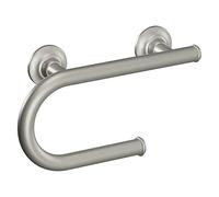 Bathroom Grab Rails Wall Mounted Grab Bar with Integrated Toilet Paper Holder 8-Inch Stainless Steel Bathroom Safety Support for Shower