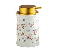 Bathroom Hand Soap Dispenser Ceramic Foam Hand Bottle for Bathroom & Kitchen 12Oz Refillable Foaming Dispensers with Plastic Pump Chic Home Deco Hand Soap Dispenser(E)