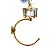 Bathroom Hand Towel Holder,Vintage Wall Towel Holder With Candle Stand | Rack Rustic Elegant Decorative Creative For Home Friends Hotel Bath Kitchen