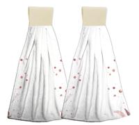 Bathroom Hand Towels Light Brown Hand Towel Kitchen Towels With Loops Towel With Loop For Kitchen Decoration Bathrooms Washroom Coral Fleece 18. 5X12in