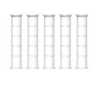 Bathroom Handheld 10 Modes High-Pressure Filtered Shower Head Key Stop Water Showerhead Portable Nozzle Accessories(Filter 5PCS)