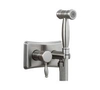Bathroom Handheld Bidet Sprayer Set Wall Mounted Hot & Cold Faucet for Feminine Hygiene Adjustable Bidet Spray for Family Use Easy Installation & Cleaning