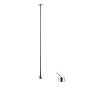 Bathroom Hang Ceiling Deck Mount Basin Faucet Water Drop Single Handle Hot and Cold Bathtub Long Spout Mixer Tap，Chrome B