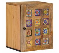 Bathroom Hanging Cabinet with Storage with Door Wall-Mounted Organizer vidaXL